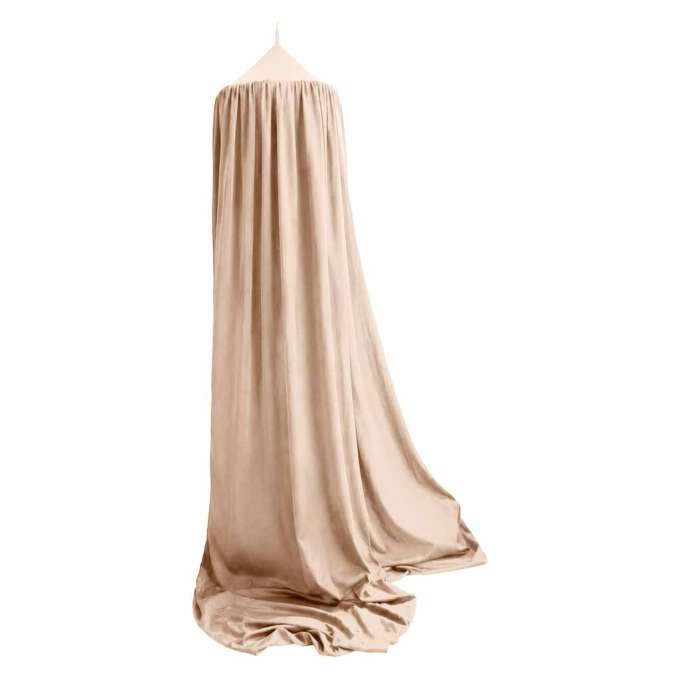 Baldachin pentru pat copii tip cort suspendat bej 280 cm [6]