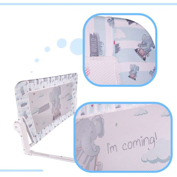 Barieră de siguranță pentru pat , 90 cm, elefant [2]