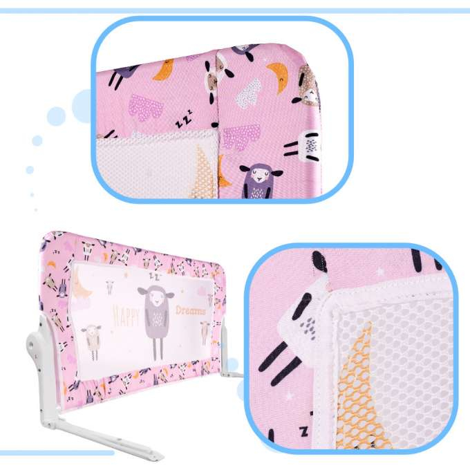 Barieră de siguranță pentru pat , 90 cm, model oaie [2]