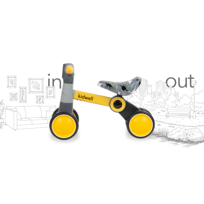 Bicicletă de echilibru pentru copii Kidwell Petito Dino – bicicletă fără pedale pentru copii [5]