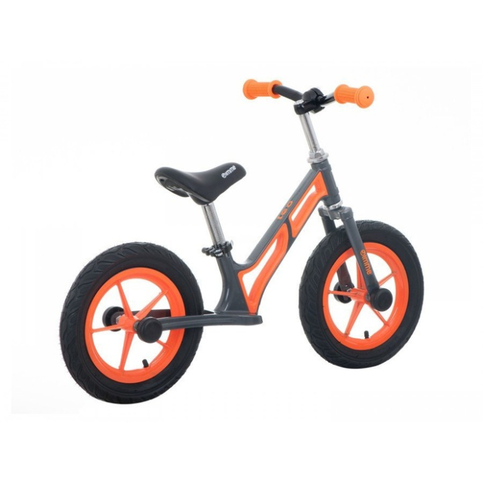 Bicicleta fara pedale Leo, Gimme, Diametru janta 12 ", 3 ani+, Portocaliu [2]