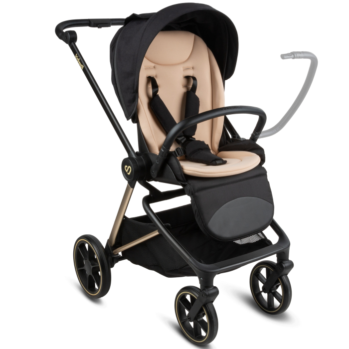 Cărucior multifuncțional  2in 1 VELMONT, negru/bej închis [2]