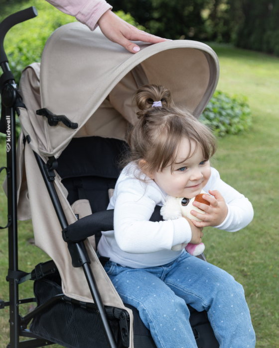 Cărucior de călătorie  QUGAR Bej/Negru [15]