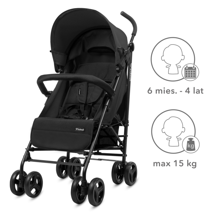 Cărucior de călătorie QUGAR Negru [12]