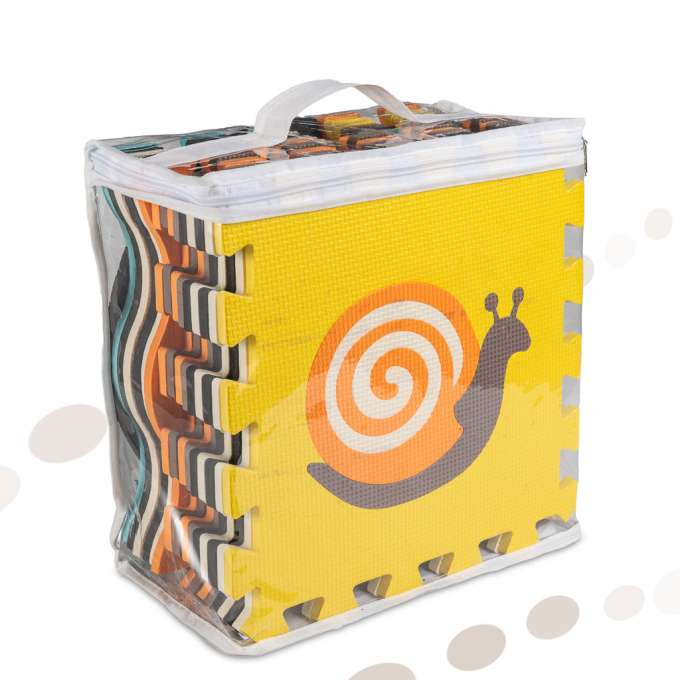 Covoras de joaca si tarc pentru copii din spuma EVA puzzle cu animale 25 piese [2]