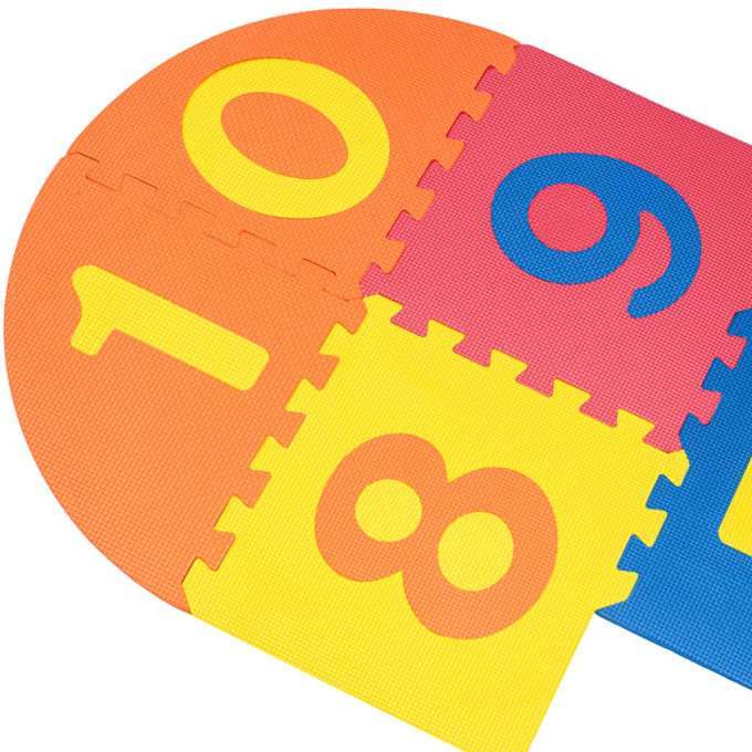 Covoraș din spumă, joc puzzle șotron, 11 buc [10]