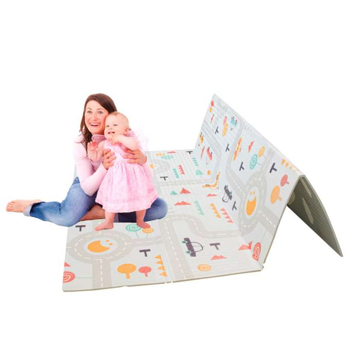 Covoraș educativ pentru copii stradă/pădure 177x158x0.8cm [17]