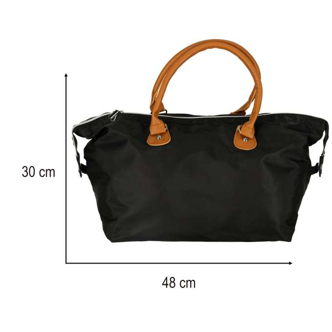 Geanta pentru bebeusi, Poliester, 48 x 30 x 21 cm, Negru [10]