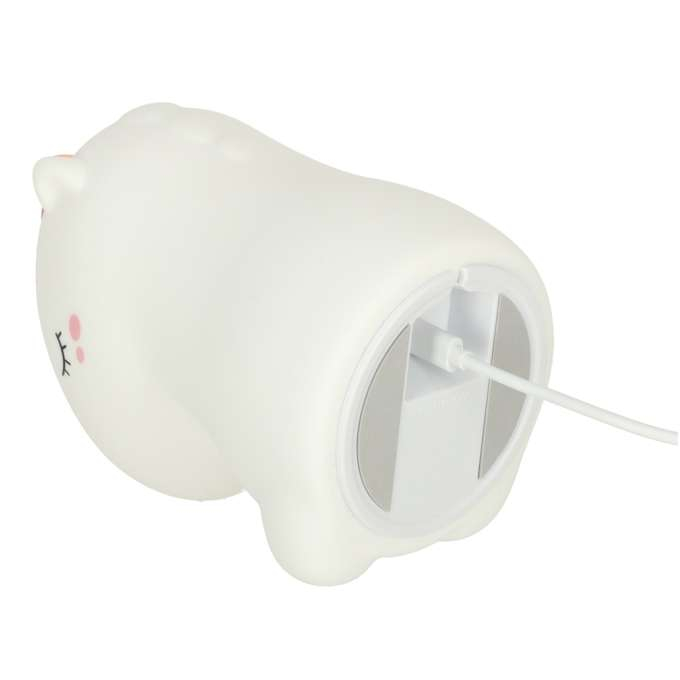 Lampă de veghe pentru copii, silicon, tactil, LED, alb, RGB, unicorn [6]