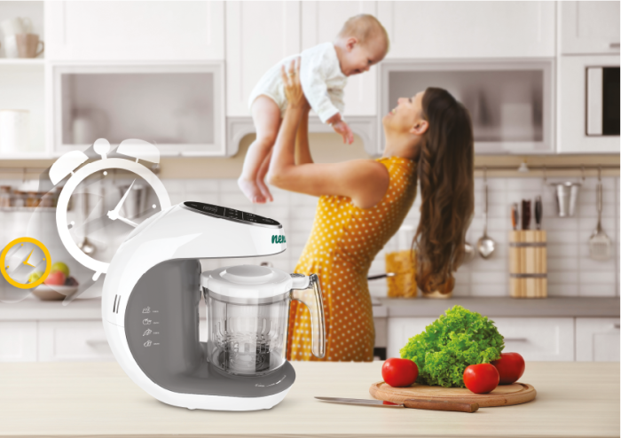 NENO CIBO-Aparat preparare mâncare bebeluși, blender cu aburi pentru diversificare [12]