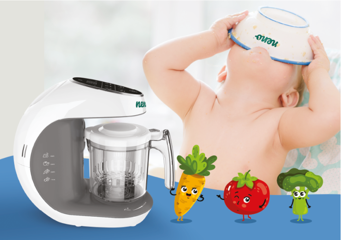 NENO CIBO-Aparat preparare mâncare bebeluși, blender cu aburi pentru diversificare [6]