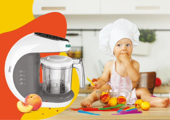 NENO CIBO-Aparat preparare mâncare bebeluși, blender cu aburi pentru diversificare [9]