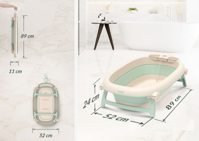 Cădiță pliabilă bebeluși Neno Lucy – cadă baie copii pliabilă [16]