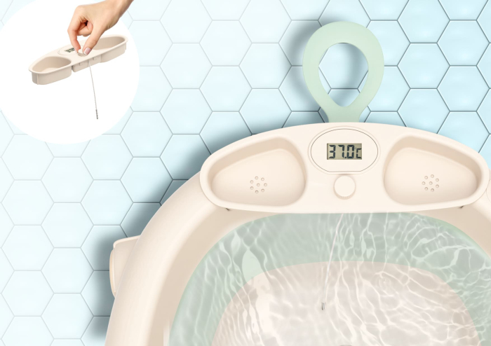 Cădiță pliabilă bebeluși Neno Lucy – cadă baie copii pliabilă [3]