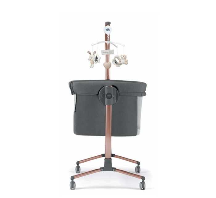 Pătuț Co-Sleeping Cullami – Pătuț Bebe Atașabil, Reglabil pe Înălțime, Cu Laterale Detașabile -antracit [2]