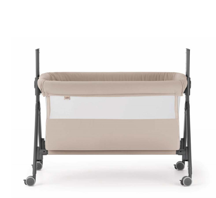 Pătuț Co-Sleeping Sempreconte Air – Bej, Pătuț Bebe Atașabil, Laterale Detașabile și Reglaj pe Înălțime [4]