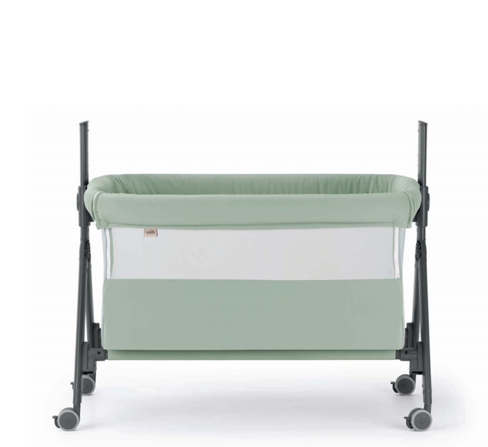 Pătuț Co-Sleeping Sempreconte Air – verde menta, Pătuț Bebe Atașabil, Laterale Detașabile și Reglaj pe Înălțime [3]