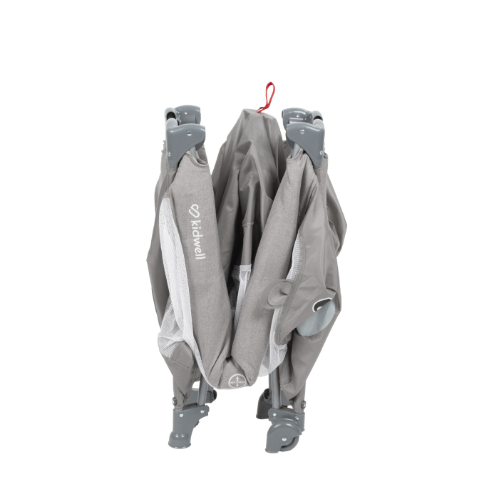 Pătuț de călătorie BLISSY gri cu accesorii [12]