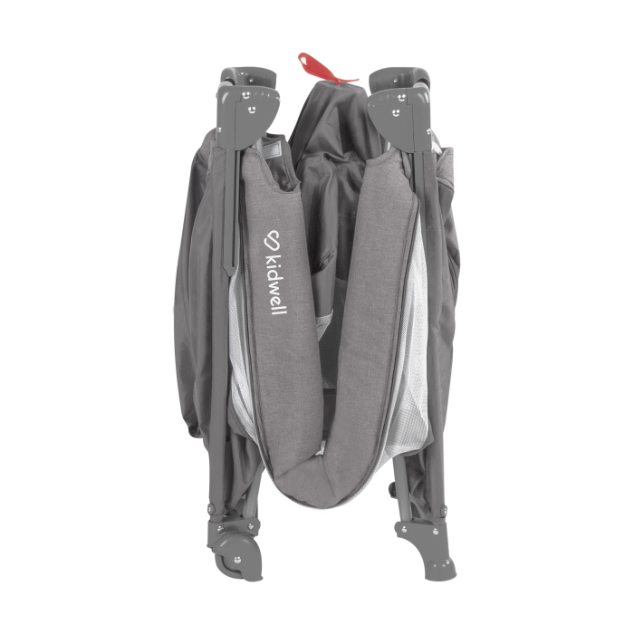 Pătuț de călătorie cu două niveluri BLISSY Lift ,culoare GRI [18]