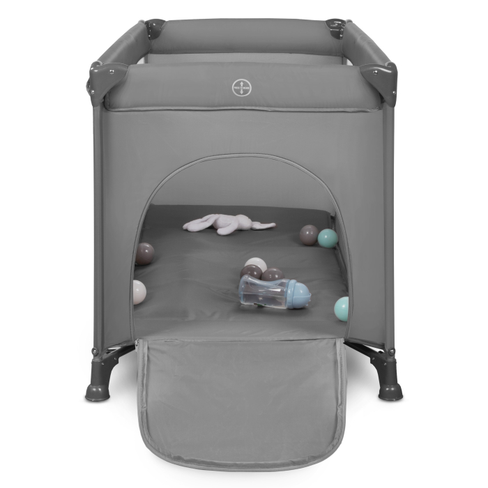 Pătuț de călătorie cu două niveluri BLISSY DUO, culoare GRI [7]