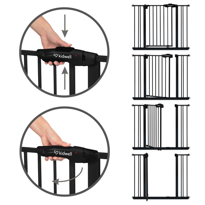 Poartă de siguranță neagră Guarda [6]