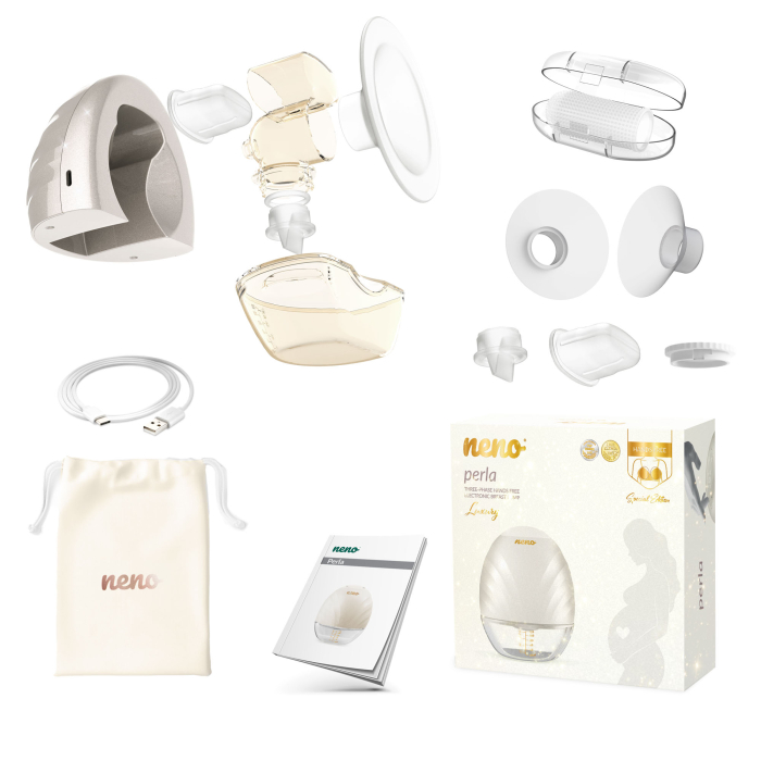 Pompă de sân hands free wireless Neno Perla – electronic premium 3 faze [2]