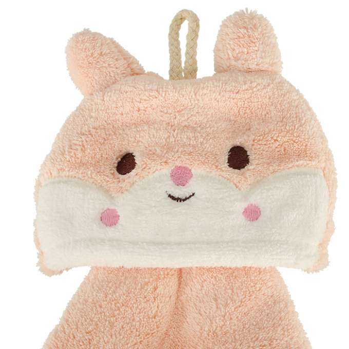 Prosop de mâini pentru bebeluși 42x25cm iepure roz [4]