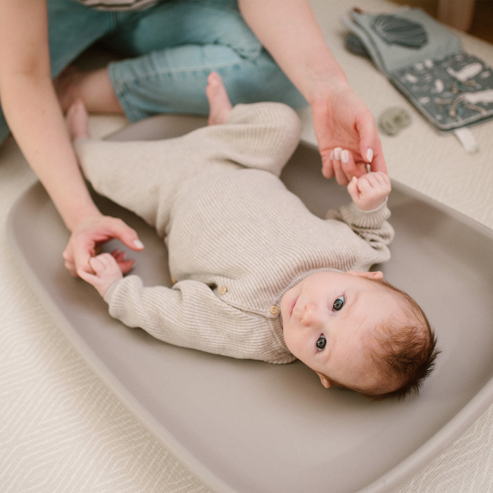 Saltea de înfășat Kidwell Tibi BEJ – salteluță pentru schimbat scutec bebeluși impermeabilă [9]