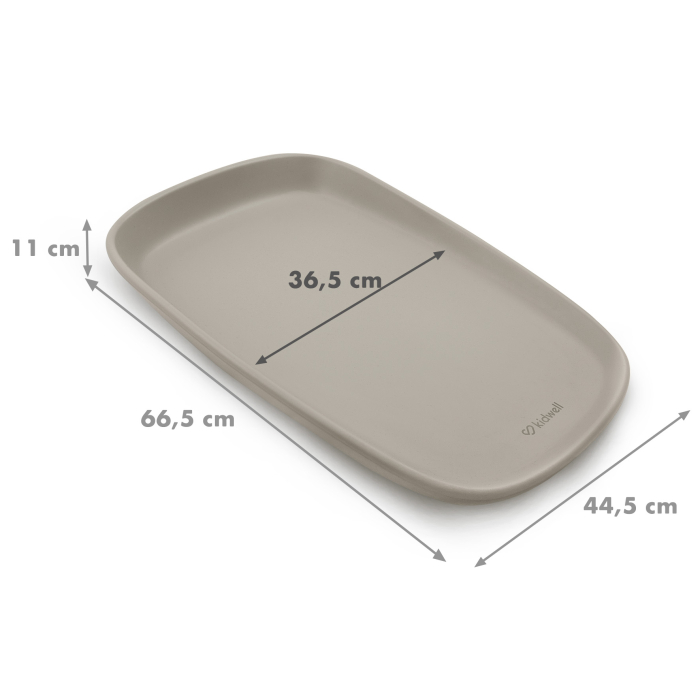 Saltea de înfășat Kidwell Tibi BEJ – salteluță pentru schimbat scutec bebeluși impermeabilă [5]