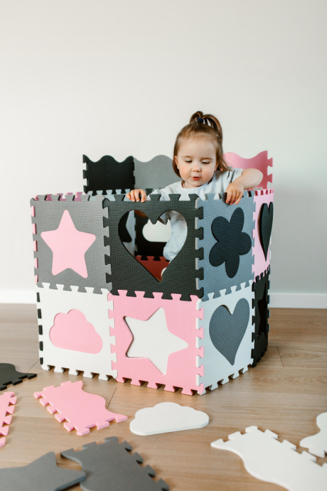 Salteluta de joaca tip puzzle kidwell happy - love [4]