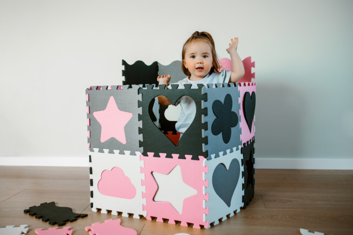 Salteluta de joaca tip puzzle kidwell happy - love [10]