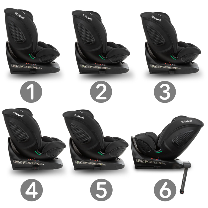 Scaun auto GOCAR  40-135 cm , NEGRU [5]