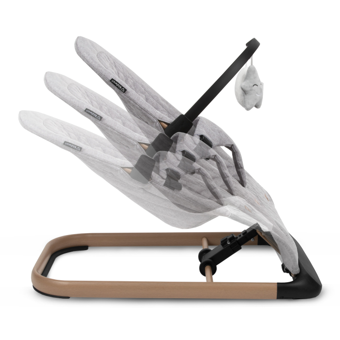 Scaun balansoar complet gri/lemn LARO [11]