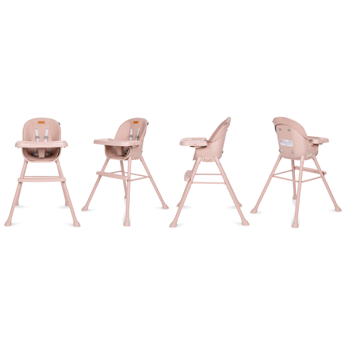 Scaun de masa 4 in 1  EATAN ,culoare ROZ [10]