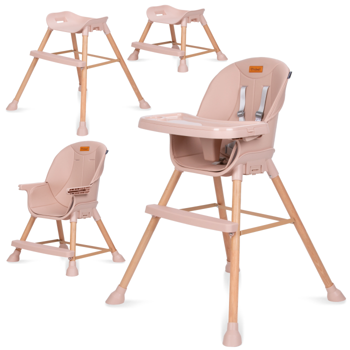 Scaun de masa 4 in 1 EATAN,WOOD ROZ [1]