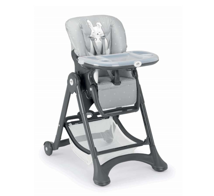 Scaun de Masă CAM Campione – Multifuncțional, Reglabil, Pliabil, cu Tăviță Dublă GRI [1]