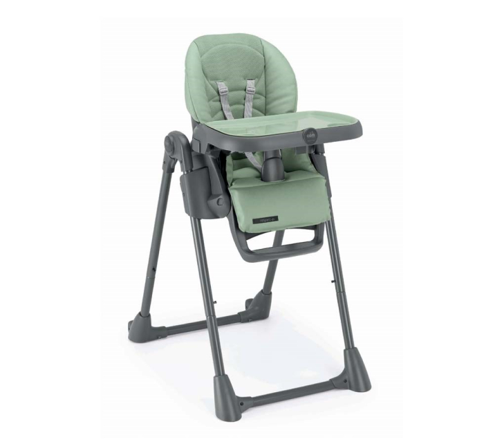 Scaun de Masă CAM Pappananna ICON AIR – ,Reglabil, Confortabil, Cu Spătar Rabatabil și Tăviță Detașabilă , verde [1]