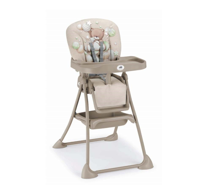 Scaun Hrănire CAM Mini – Ușor, Compact și Pliabil, Ideal pentru Spații Mici BEJ [1]