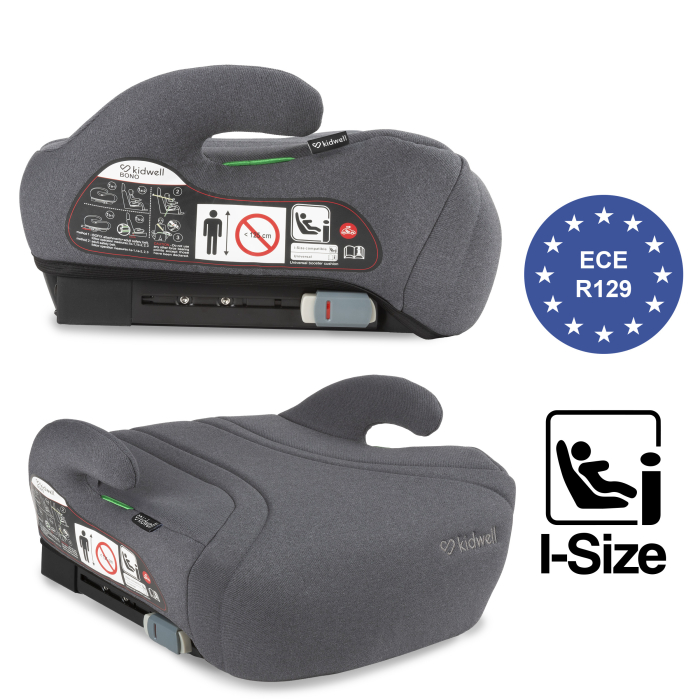 Scaun inaltator auto BONO, culoare GRI , 125-150cm, 15-36kg [4]