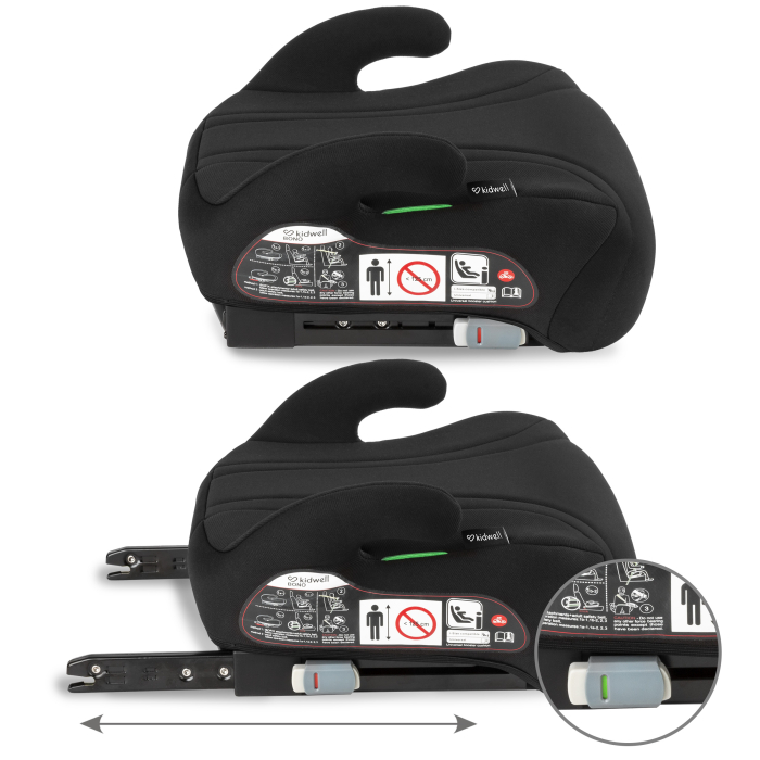 Scaun inaltator auto BONO, culoare NEGRU, 125-150cm, 15-36kg [4]