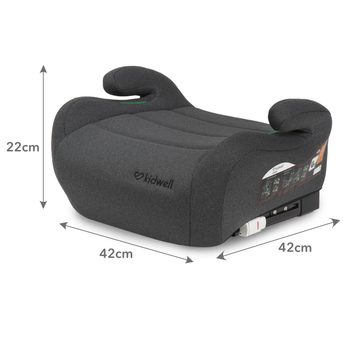 Scaun inaltator auto OVAN , culoare GRI, 125-150cm, 15-36kg [3]