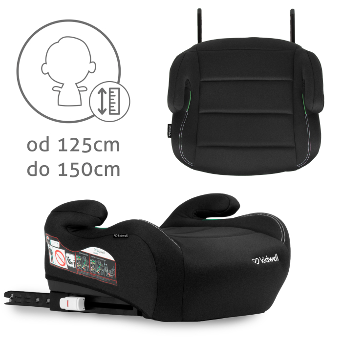 Scaun inaltator auto OVAN , culoare NEGRU, 125-150cm, 15-36kg [4]