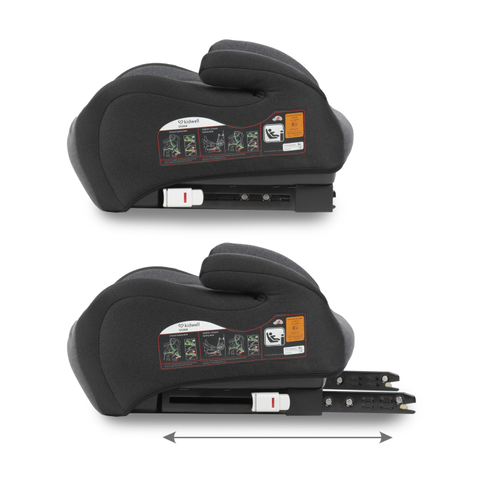 Scaun inaltator auto OVAN , culoare NEGRU-GRI, 125-150cm, 15-36kg [4]