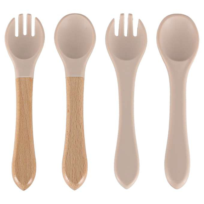 Set hranire din silicon pentru copii, crab 9 piese, crab BEJ, BPA FREE [7]