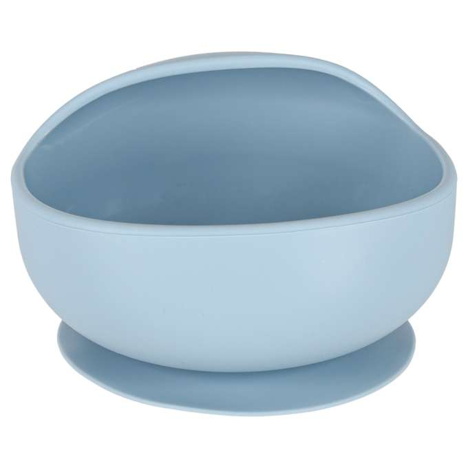 Set hranire din silicon pentru copii ,ursulet , 8 elemente, albastru [6]