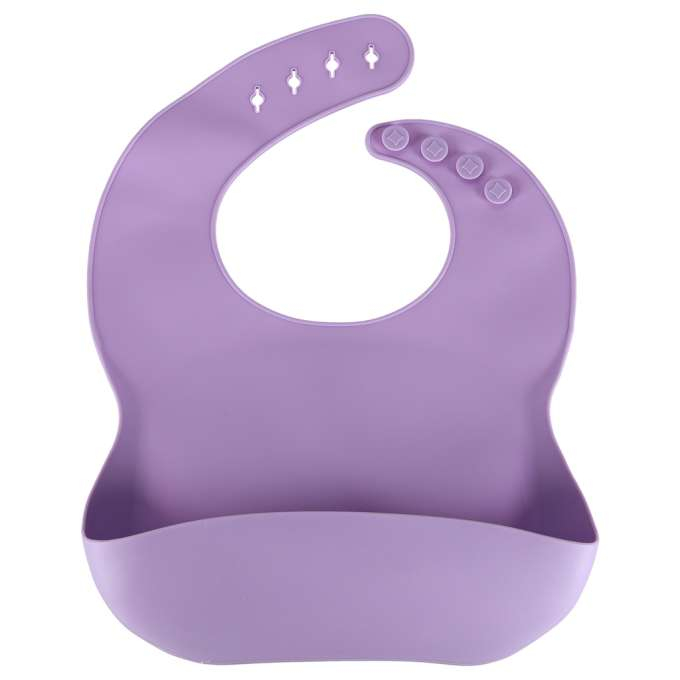 Set hranire din silicon pentru copii ,ursulet , 8 elemente, violet [3]