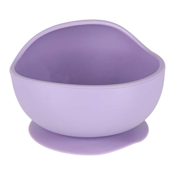 Set hranire din silicon pentru copii ,ursulet , 8 elemente, violet [7]