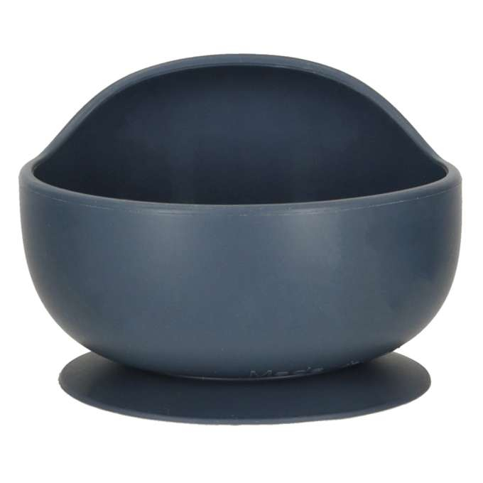 Set hrănire din silicon pentru copii,veveriță, 9 elemente, albastru închis [3]