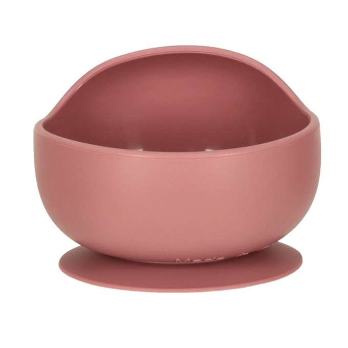 Set hrănire din silicon pentru copii ,veveriță, 9 elemente, roz închis [4]