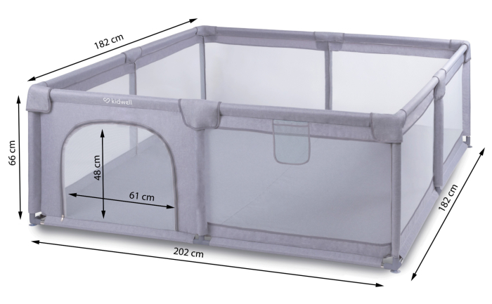 Tarc de joacă FANKO 180x200 culoare GRI [2]